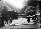 1899 06 Japon  Nikko, allée du parc