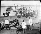 1898 10 13 Chine Tcheng Ting Fou  passage du Pou-T'ang-Ho par les troupes du Kansou
