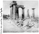 1936 10 05 Grèce Corinthe le temple d'Apollon