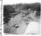 1932 07 31 Normandie barrage de la Sélune et l'usine de Vérins construits par Augustin Turquet- photo Félix L.R