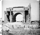 1936 05 31 Tunisie Haïdra temple de Septime Sévère et au fond la citadelle