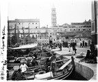 1936 09 17 Croatie Split barques dans le petit port de pêche