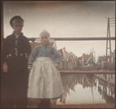 1910 08 Hollande Rotterdam deux enfants
