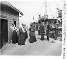 1906 08 13 Norvège Embarcadère de Vik-Aujund. Le Jöstefjord