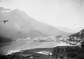 1904 08 Suisse St Moritz - lac vu du village
