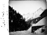 1908 01 Chamonix Pont Sainte-Marie vue vers l'aiguille du Goûter