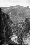 1903 09 11 Italie gorges de la Diveria à l'entrée du tunnel du Simplon