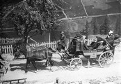 1903 09 11 Italie Iselle départ des voitures de poste