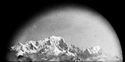 1904 Chamonix Vue au téléobjectif