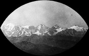 1904 Chamonix Vue au téléobjectif