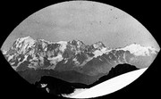 1904 Chamonix Vue au téléobjectif