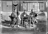 1898 10 Chine chanteurs musiciens ambulant