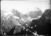 1899 07 Canada panorama du Saint Piran sur le Hazel Peak et le lac Louise