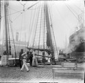 1910 07 29 Hollande Rotterdam dans le port