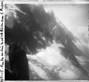 1921 07 21 Chamonix vue du couloir du col de la Bûche vers le Peigne