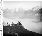 1922 08 03  en montant au col des Saulces la Grande Casse Louis Renée-Marie Renée Jean L.R.