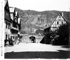 1923 08 21 Allemagne de Mayence a Coblence place à  Oberwesel au fond le mur d'enceinte