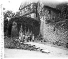 1923 08 18 Allemagne Région de Schlangenbad Frauenstein 2 vieilles maisons du XVIe siècle