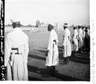 1924 05 08 Maroc Marrakech la garde noire les Spahis au fond les musiciens du sultan