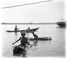 1929 09 06 Congo négrillons en pirogue