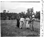 1929 09 15 Congo  Kibati réception de Mr Mwa Kayembe  par Félix Leprince-Ringuet (casque)