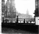 1931 10 30 Espagne Saint-Jacques-de-Compostelle façade de la cathédrale