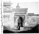 1932 05 21 Espagne Andalousie Palos de la Frontera d'où Colomb s'est embarqué - la porte de l'église