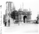 1932 08 05 Bretagne Pleyben l'église ensemble et côté sud