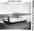 1933 07 12 Suède Laponie coucher de soleil sur le Jukkasjärvi  la rivière Torne