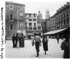 1936 09 17 Croatie Split sur la place de l'hôtel de ville