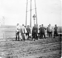 1915 09 05 Valmy - Poincarré Millerand visitent la voie de 60 avant l'offensive
