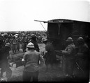 1915 09 27 Perthes Haute-Marne on rentre un blessé dans l'ambulance