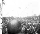 1919 07 14 Paris place de la Concorde les étendards américains