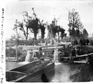 1916 10 15 canal de la Somme - réparation de l'écluse de Frise