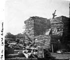 1916 06 CAMA de Vincennes - Pile de bois