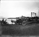 1911 07 09 Transbaïkalie Tchita, Le bac sul l'Ingoda le dimanche