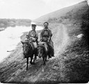 1911 08 09 Transbaïkalie fête de Maïdari Bouriate et sa femme se rendant au Datsan