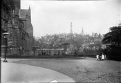 1903 07 22 Glasgow cimetière vu de la place de la cathédrale