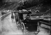 1903 09 11 Italie Iselle départ des voitures de poste