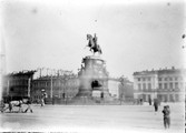 1897 07 31 Russie Saint-Pétersbourg Statue de Nicolas 1er place Marie