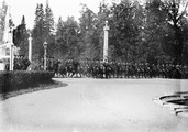 1897 08 02 Russie Saint-Pétersbourg château de Péterhof régiment cosaque