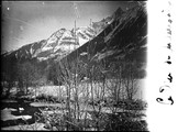 1908 01 Chamonix et aiguilles du Dru depuis Chamonix