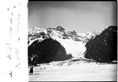 1908 01 Chamonix le Brévent de la piste de ski de Chamonix